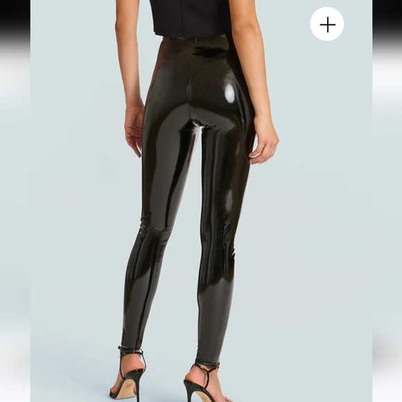 COMMANDO Faux Patent Leather Legging In Black. Size XS - Picture 3 of 15